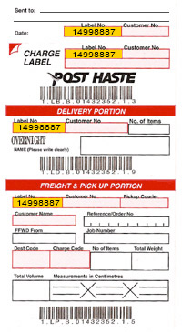 Charge Labels